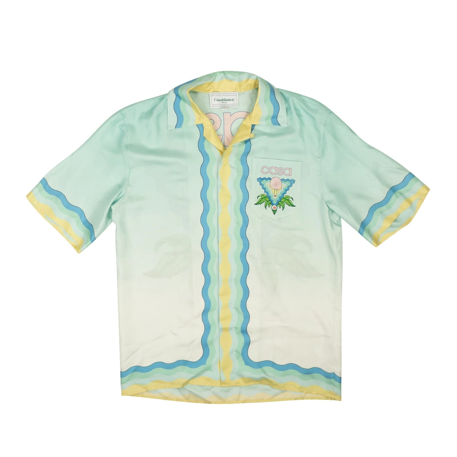 Silk Multicolor Casual Button-Down Shirts for Men