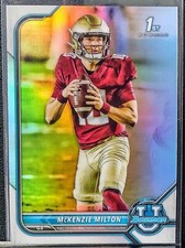 2022 Bowman University Chrome 1st Bowman McKenzie Milton #13