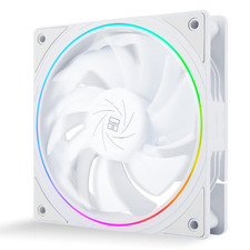 TL-S12W 120Mm Silent CPU Fan, Computer Case Cooler, ARGB Thin Aperture,4Pin PWM