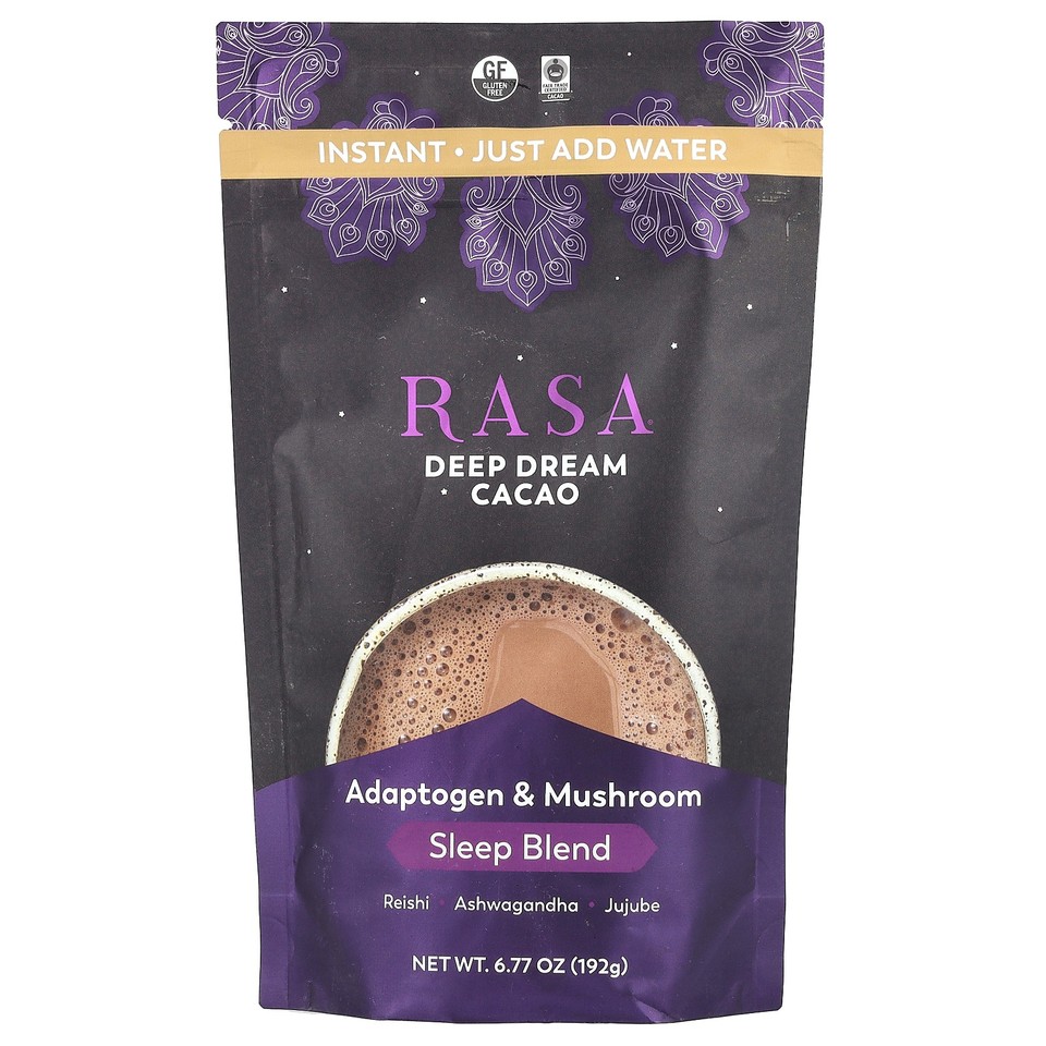 Adaptogen & Mushroom Sleep Blend, Instant, Deep Dream Cacao, 6.77 oz (192 g)