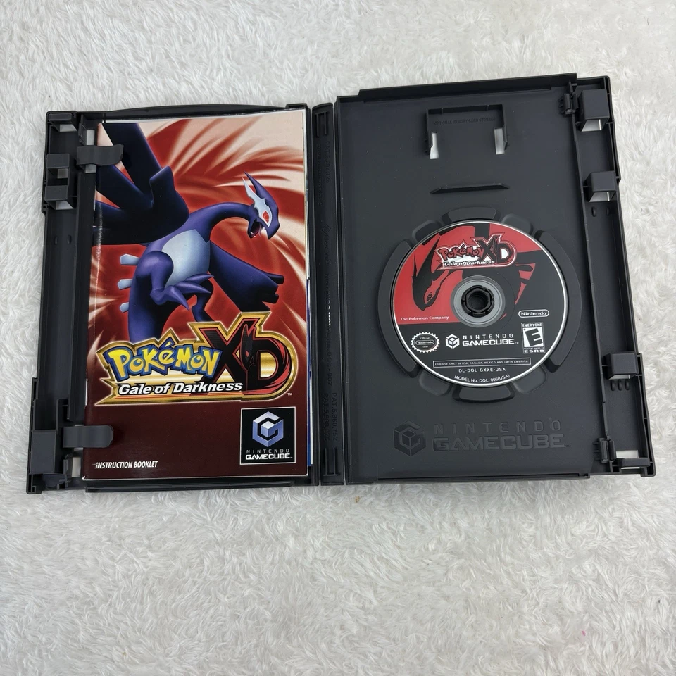 Pokemon XD Gale of Darkness (Nintendo, 2005) Gamecube CIB Poster Booklet Tested - Image 3 of 4