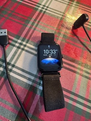 Amazfit mens watch, band and charger, used