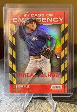 2025 Brooks Lee RC Refractor - Topps Stadium Club - In Case of Emergency ICE-20