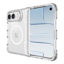 Shockproof Mag Safe Case For iPhone Ultra Clear Cover with Hinge Protection