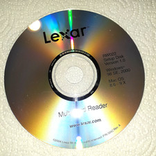 Lexar Media Multi-card Reader USB 2.0 Setup CD-Rom , new