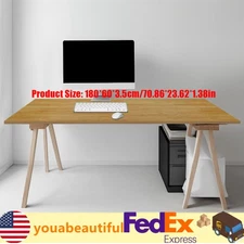 70in Tabletop Rectangular Countertop Plywood Countertop Wood Color for kitchens