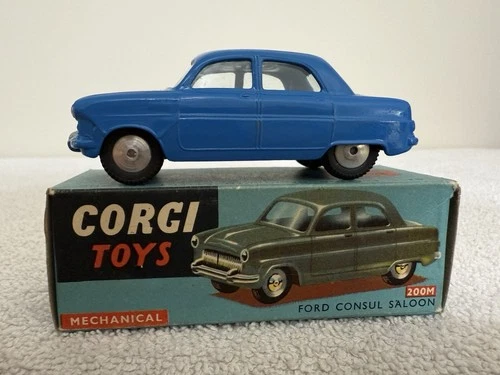 Vintage original Corgi # 200M Ford Consul Saloon Mechanical new In original box