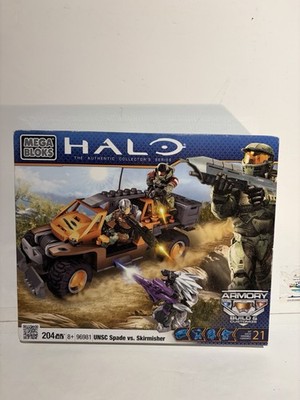 Mega Bloks Halo 96981 UNSC Spade vs Skirmisher 204 Pcs New Sealed Retired