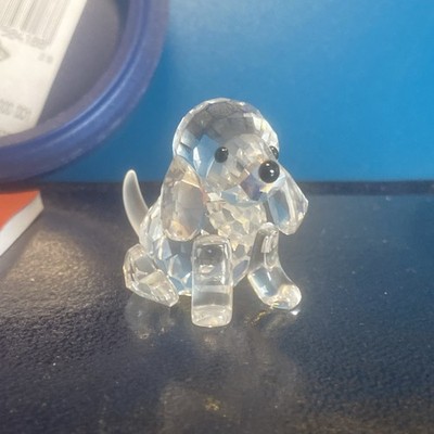 Swarovski Kristall sitzender Beagle Welpe 158418 - Top mit Originalkarton