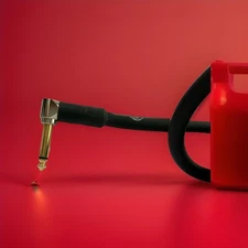 Pig Hog 10ft 1/4” Instrument Cable – Gold Plated Tips, High Performance Guitar