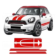 Car Hood Decal Trunk Body Kit Vinyl Sticker For Mini Countryman R60 Cooper S Jcw