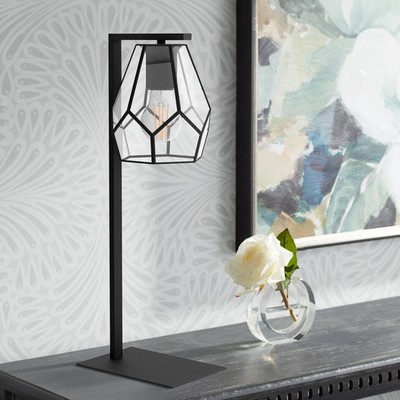 Eglo Lighting Mardyke 19 3/4'' High Glass and Matte Black Desk Lamp