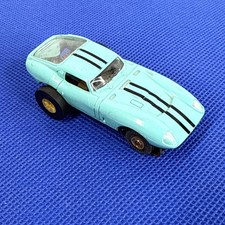 Vintage Aurora T-Jet HO Scale Slot Car 1375 Ford Cobra GT Aqua Rare