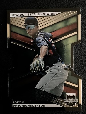 2023 Panini Elite Extra Edition Antonio Anderson #86 Status Die-Cut /18 (RC)
