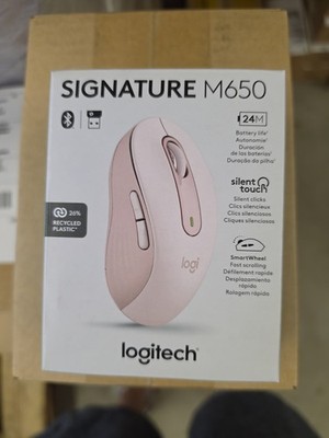 Logitech SIgnature M650 Wireless Mouse - Rose