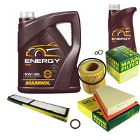 Mann Inspektionspaket 6L Mannol Energy 5W-30 FüR BMW E84 Xdrive20I Xdrive28I