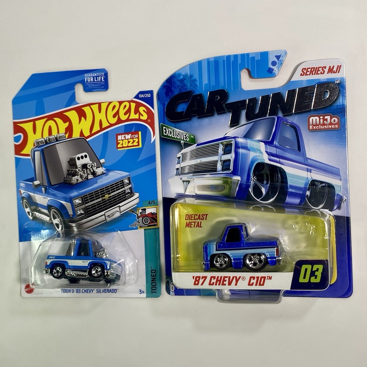 CAR TUNED Mijo 87 Chevy C10 Hot Wheels Toon'd 83 Silverado 1:64
