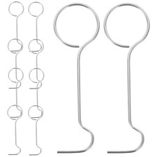 25pcs Stainless Drain Hook Drain Lifting Hook Metal Drain Removal Tool Floor