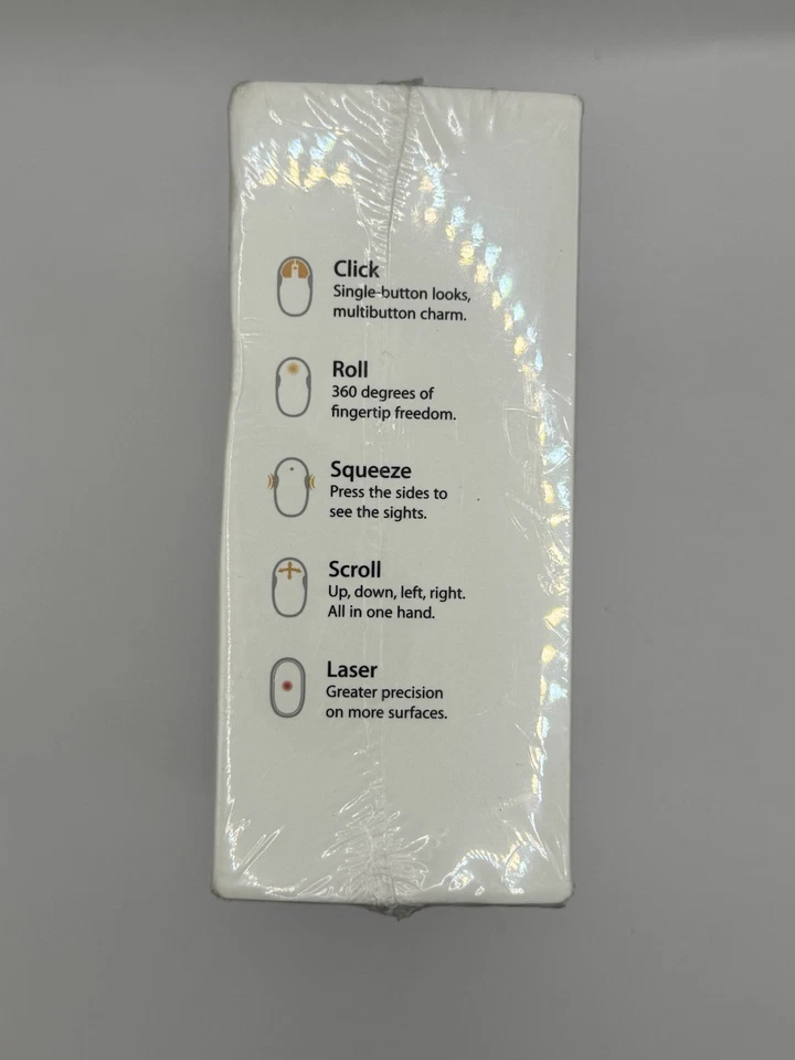 Apple Mighty Mouse A1197 2007 MB111LL/A Wireless Bluetooth Mac NEW - Image 4 of 4