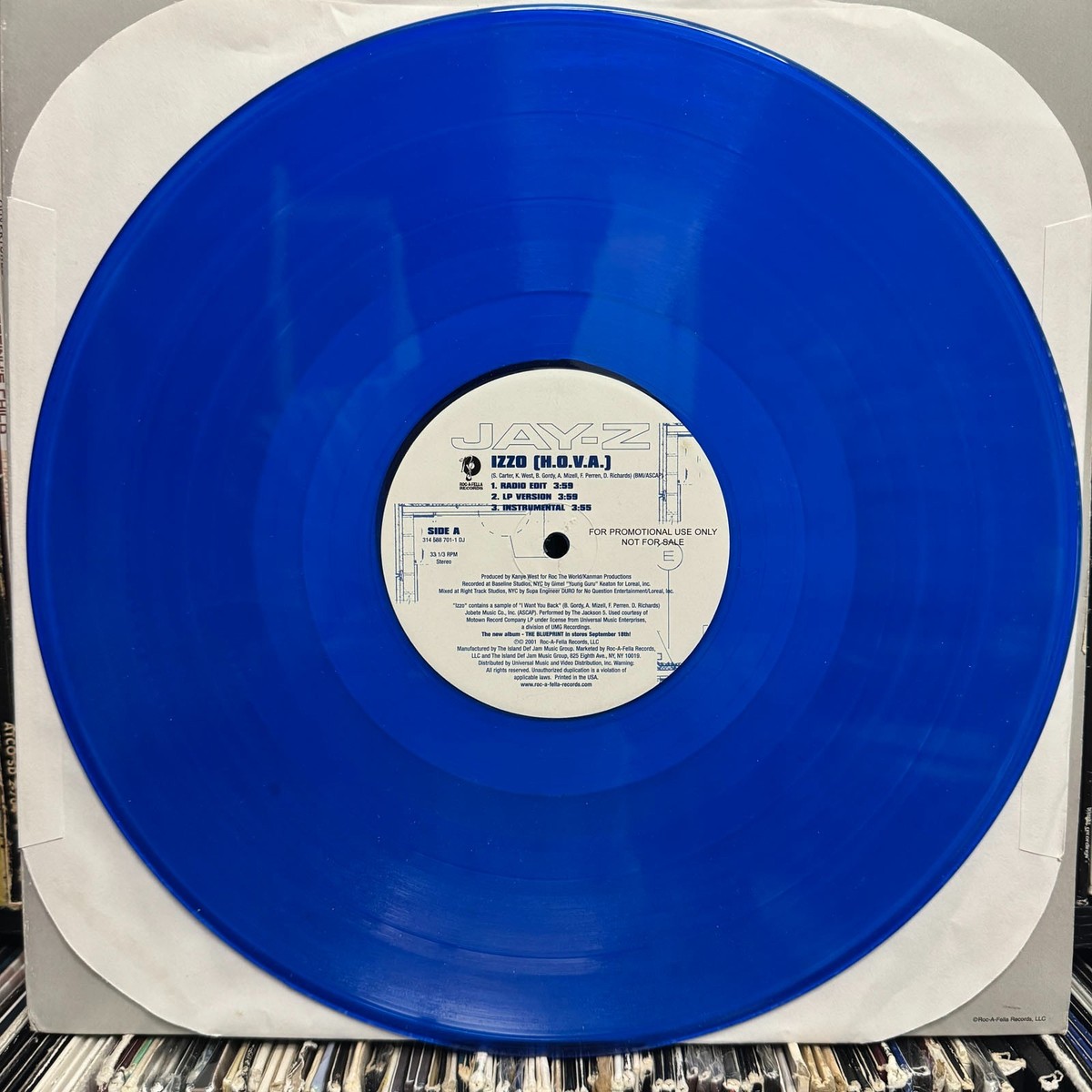 JAY-Z - IZZO (BLUE VINYL 12