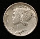 6pc US Silver Dime Lot 1841-1920 Seated Liberty Mercury Mixed (#TPR00016)
