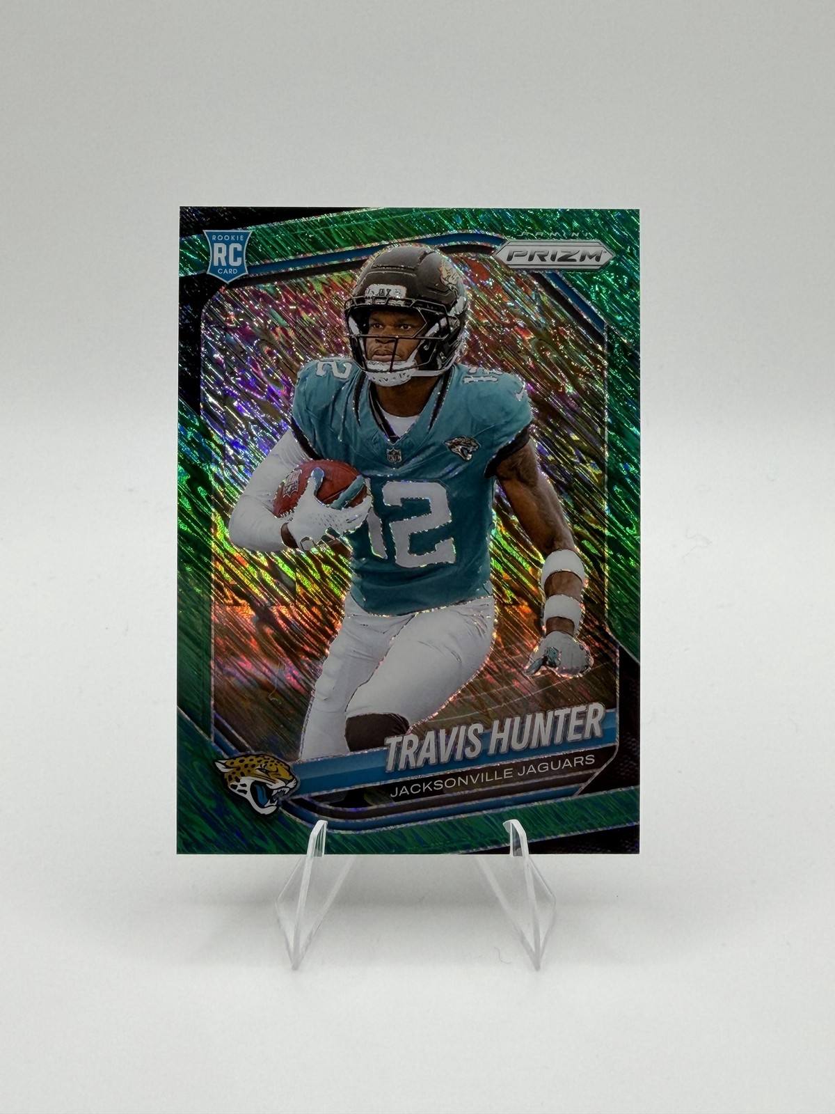 2025 Panini Prizm - Travis Hunter / Green Shimmer #5/5 - No. 301