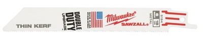 Milwaukee Säbelsägeblätter 5er Pack 150 x 1,8 mm f. Metall Thin Kerf 48005182