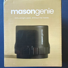 Mason Genie Vacuum Sealer Kit Black w/ Lid Ad...