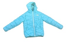 The North Face Jacket Girls Children's Size S Polyester Reversible Blue READ 