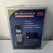 RCA Visys 25420 Intercom Cordless Office Phone Speakerphone