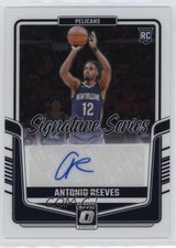 2024-25 Panini Donruss Optic Signature Series Antonio Reeves #SS-RES Auto p8v