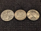 2021 Silver Eagle 1900 Morgan 1924 Peace Dollar Lot
