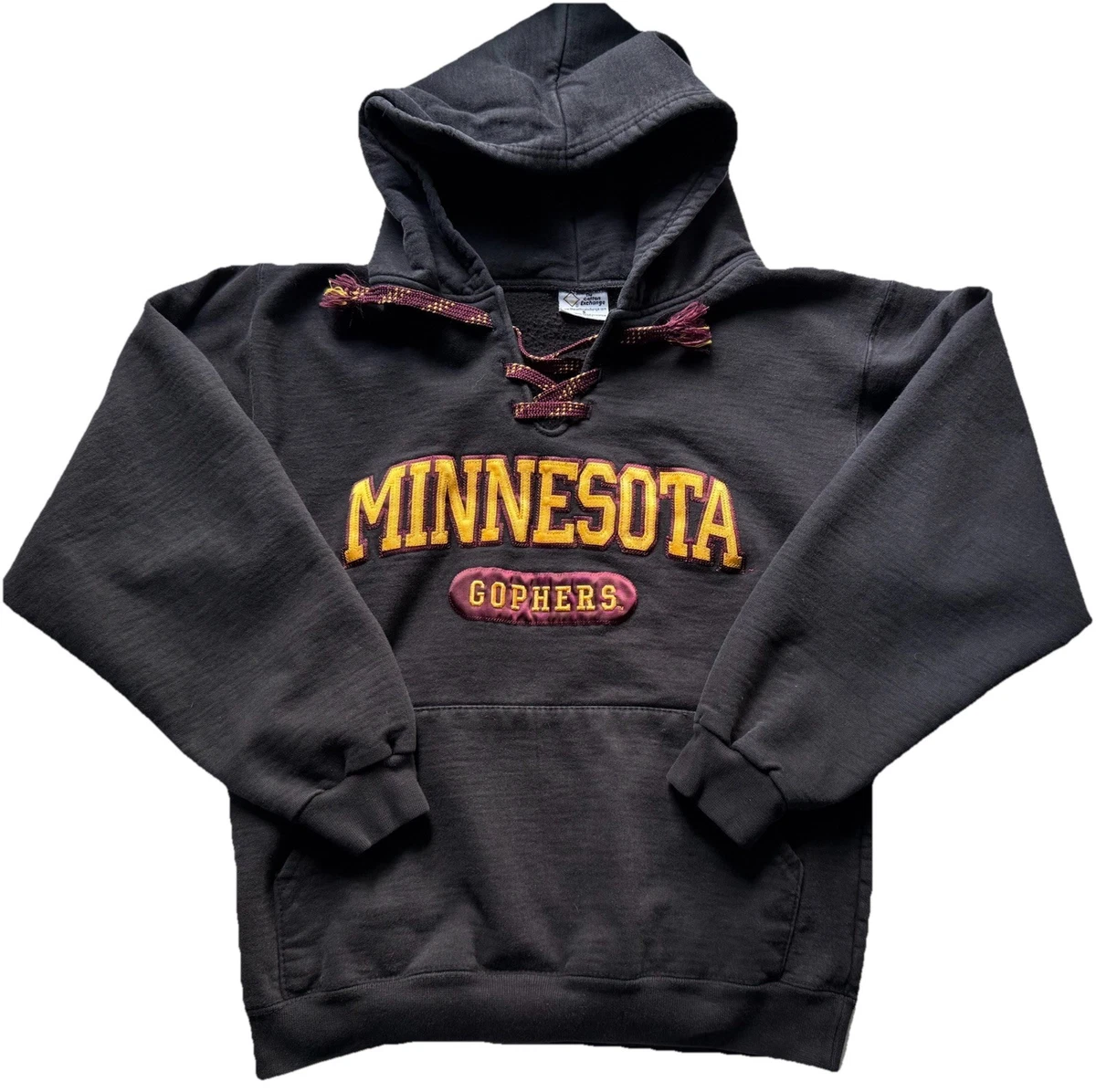 Sweat à Capuche Brodé Minnesota Golden Gophers Hockey - Taille L, Occasion Parfait état