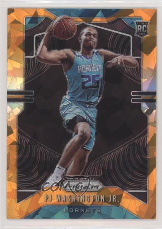 2019-20 Panini Prizm Rookie Orange Ice Prizm PJ Washington Jr #258 Rookie RC