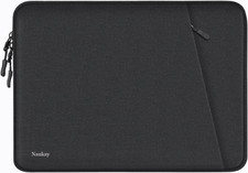 Laptop Sleeve Bag 14 Inch, Shockproof Protective Computer Cover with Accessories