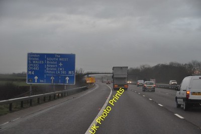 Photo A3 South Gloucestershire : The M5 Motorway Southbound Gaunt's Eart c2012