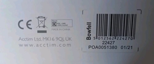 Acctim Bowfell Wall Clock Outdoor & Indoor As seen in John Lewis Weather proof - Picture 7 of 9