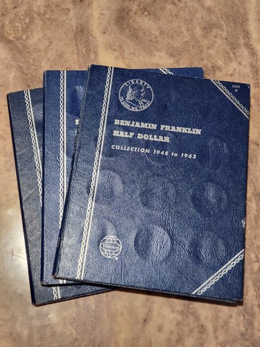 Whitman Benjamin Franklin Half Dollar Album 1948-1963 Coin Folder Book #9032