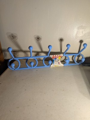 Vintage 1989 Do Re Mi Plastic Coat And Hat Rack Brand New! Blue Boys Htf!