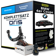 F�r BMW 4er Coupe Typ G22 , G82 Anh�ngerkupplung abnehmbar +eSatz 7pol 20- kpl.