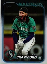 2024 Topps #49 J.P. Crawford Rainbow Foil JW15