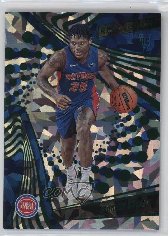2023 Panini Revolution Rookies Emerald Chinese New Year 72/88 Marcus Sasser 0wc9