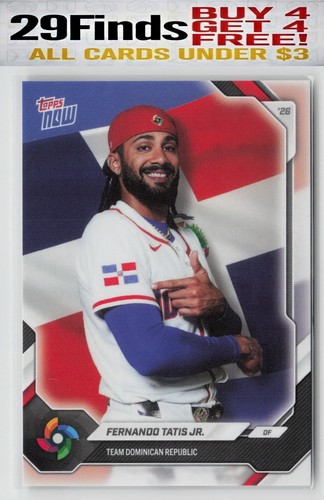 2026 Topps Now World Baseball Classic Team Dominican Republic #DR08 Fe