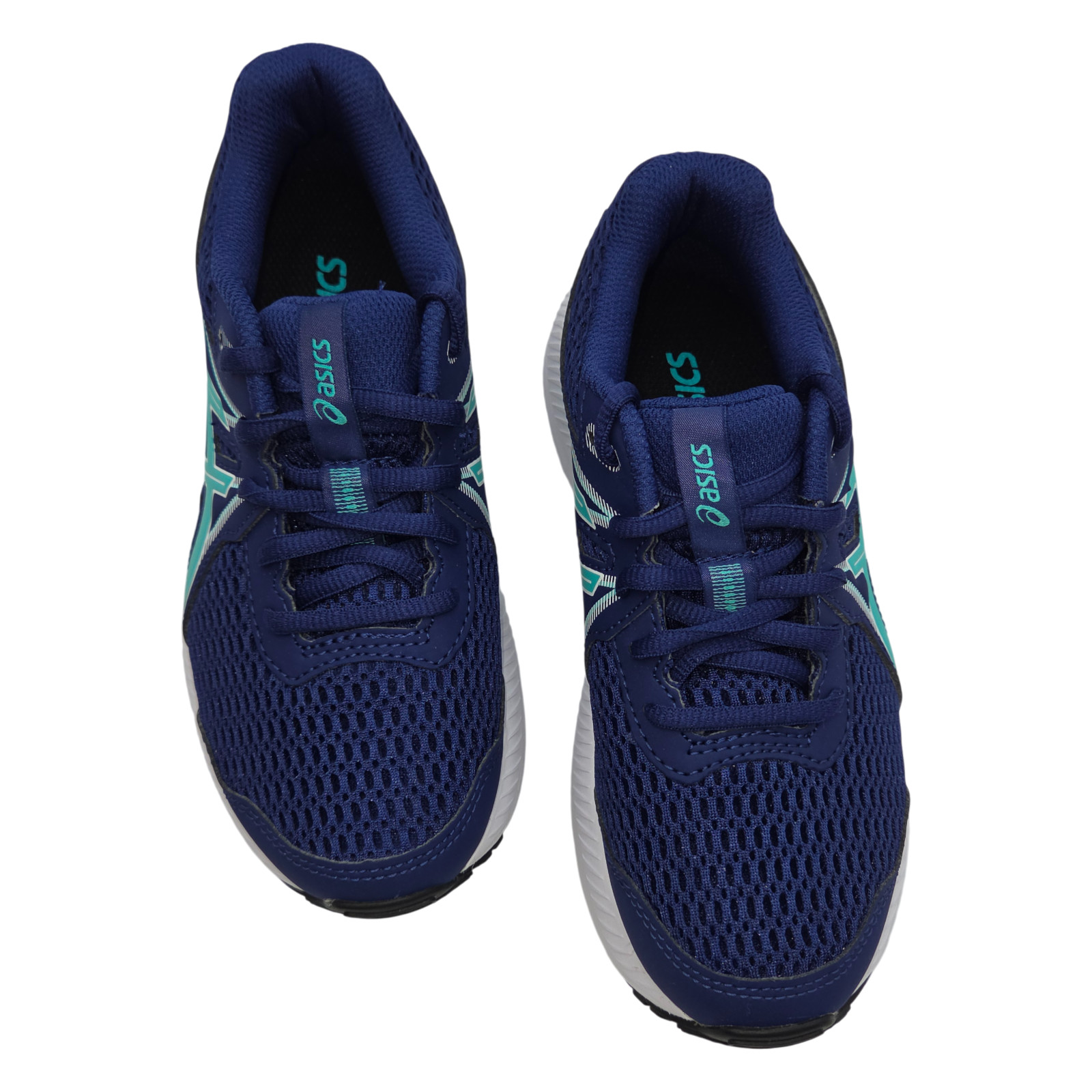 ASICS Contend 7 Kids Running Shoes - Size 2 - Dive Blue/Sea Glass thumbnail 2