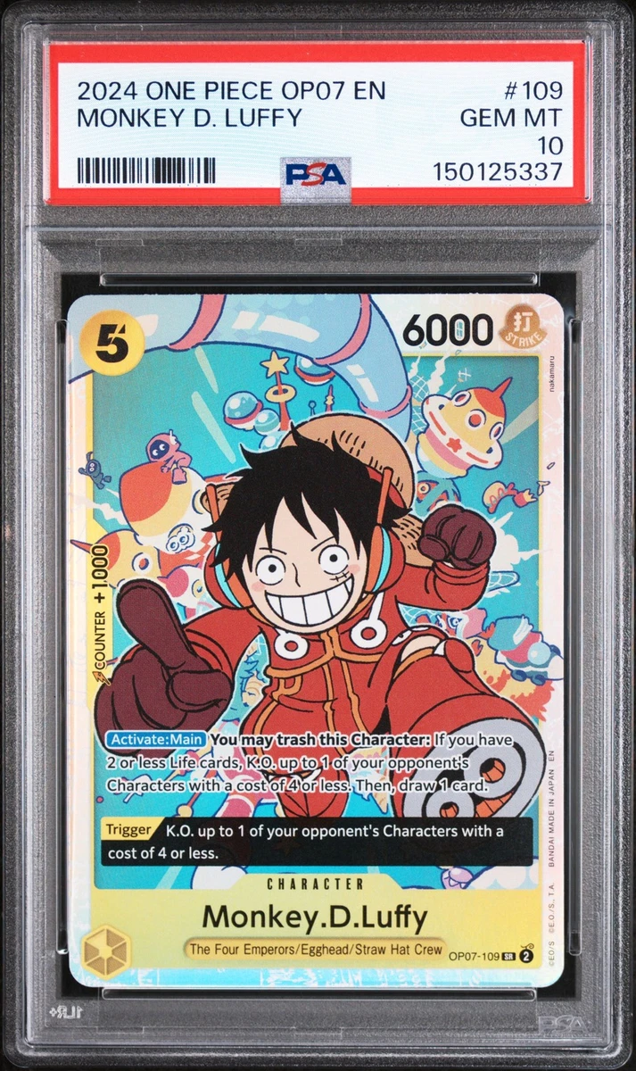 Monkey.D.Luffy OP07-109 500 Years in the Future for sale | eBay