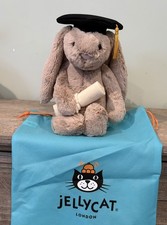 AUTHENTIC JELLYCAT    Bashful Bunny Graduation Outfit BNWT W/dustbag