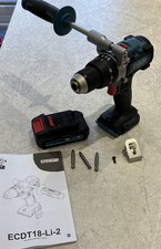 Erbauer 18V Cordless Hammer Drill Driver +2Ah Battery.  ECDT18-Li-2  & EBAT-Li-2