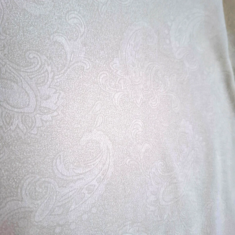 Camiseta vintage mujer verde menta estampado cachemir Hecho en Canadá manga corta top Foto 4 de 4