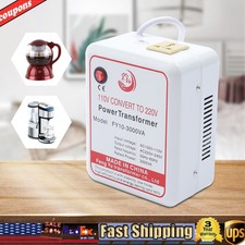 Step-Up 110V To 220V Transformer Converter 3000W Fit 220V Electric Appliances