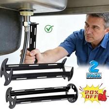 Multifunctional Sink Wrench Set, 2-Pack Basin and Faucet Wrench Tool with Fou.